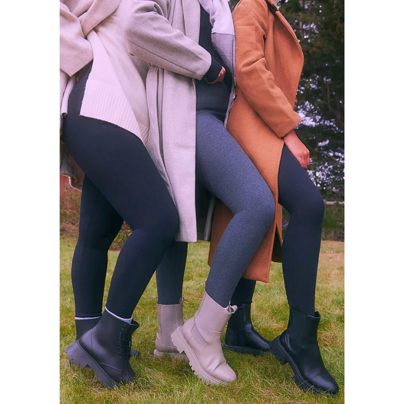 DripKick™ Women’s Winter Plus Velvet Leggings – High-Waist Warm Stretch Leggings