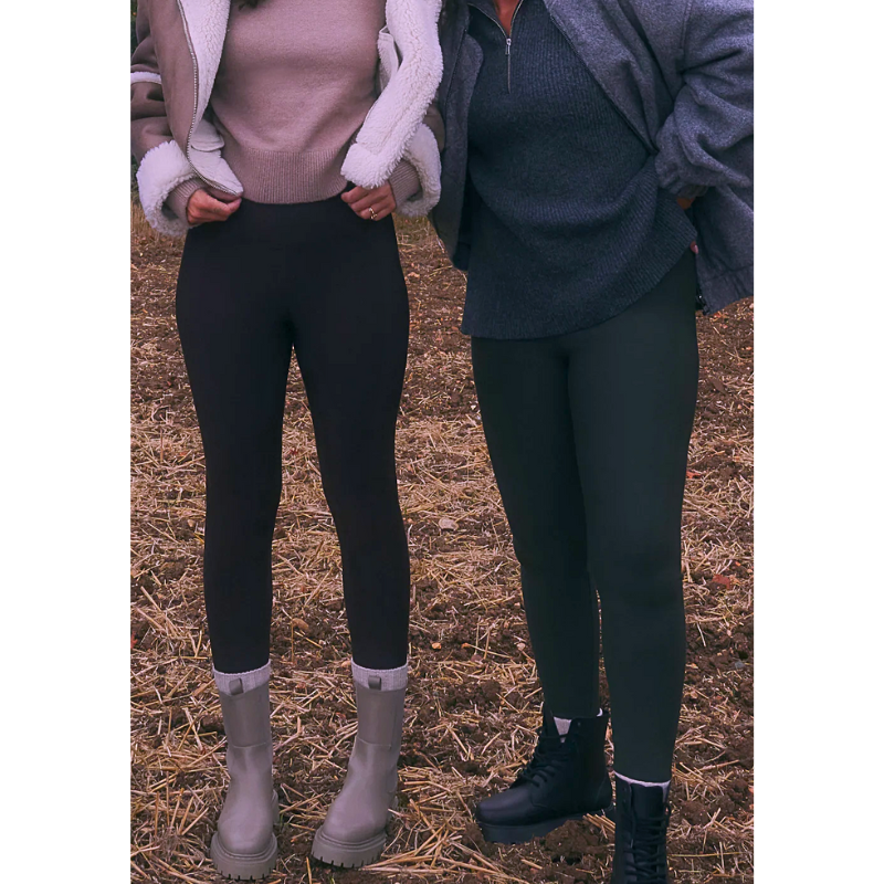 DripKick™ Women’s Winter Plus Velvet Leggings – High-Waist Warm Stretch Leggings