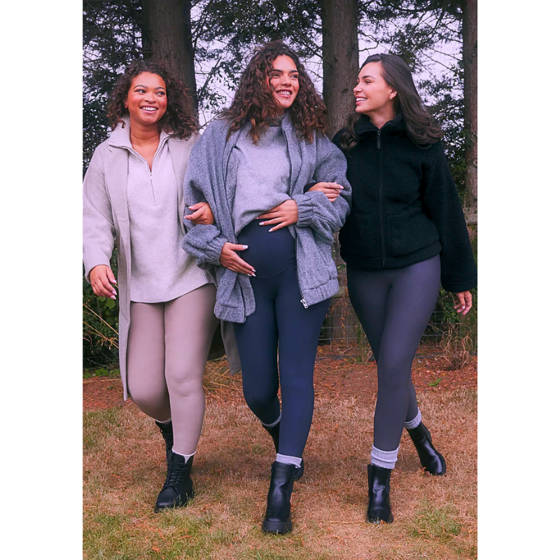 DripKick™ Women’s Winter Plus Velvet Leggings – High-Waist Warm Stretch Leggings