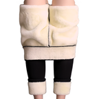 DripKick™ Women’s Winter Plus Velvet Leggings – High-Waist Warm Stretch Leggings